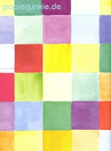 Geschenkpapier Farbquadrate