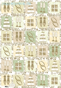 Geschenkpapier Hochzeit, Wedding Party (R*)