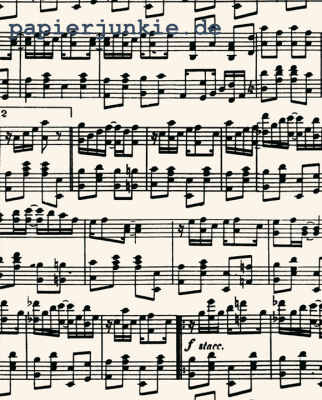 Geschenkpapier Note musicali, Musiknoten